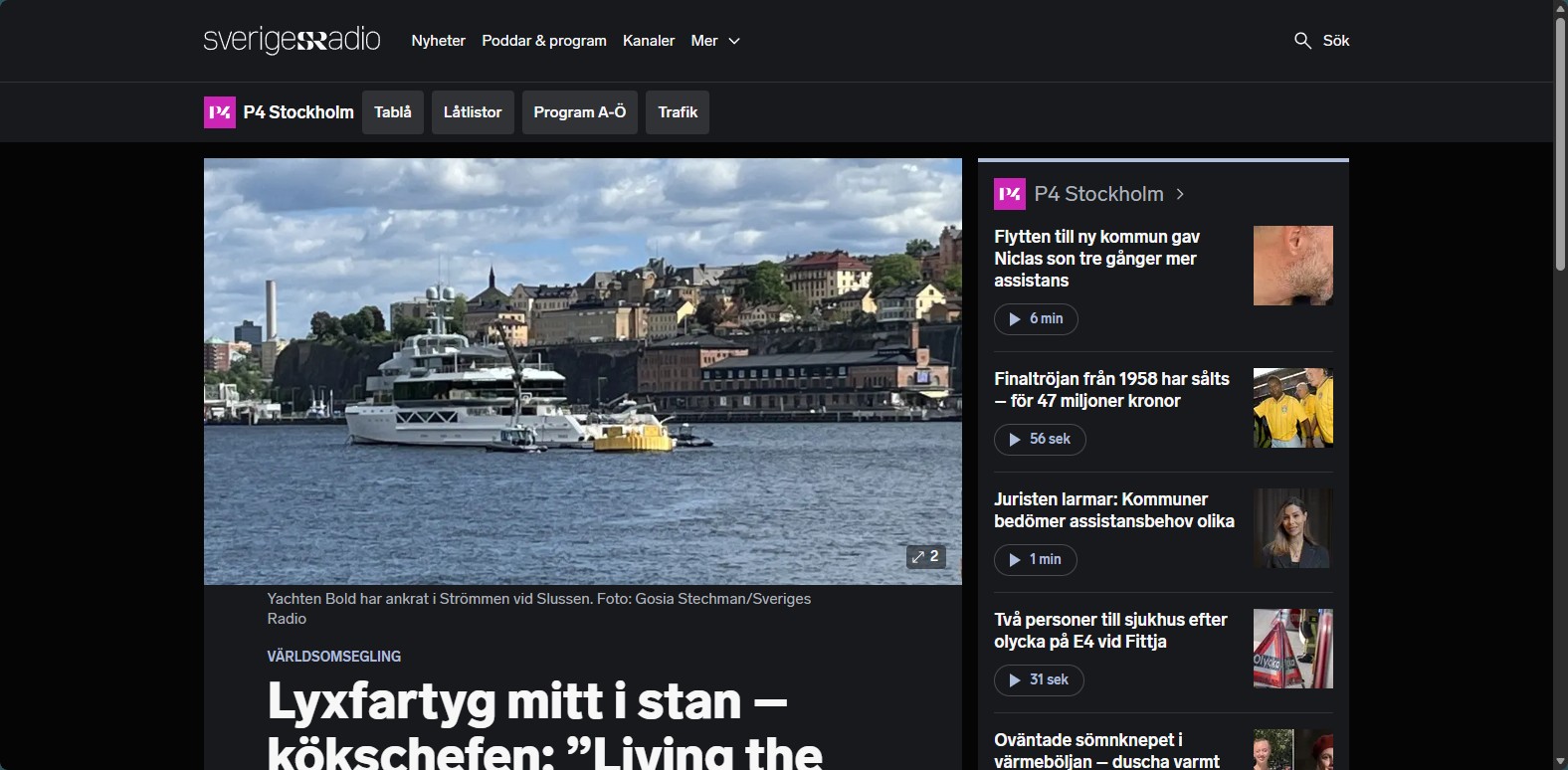 Chef Daniel Isberg - Celebrity Chef & Culinary Artist - Sveriges Radio Chef Daniel Isberg in Dockwalk Magazine July 2022